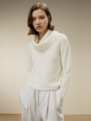 LILYSILK Pull Cachemire Col Roulé Cagoule, Manches Côtelées 100% Cachemire Doux Pour La Peau Et Respirant S - LILYSILK - Modalova