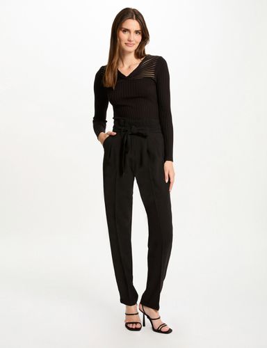 Pantalon ajusté taille haute - Morgan - Modalova