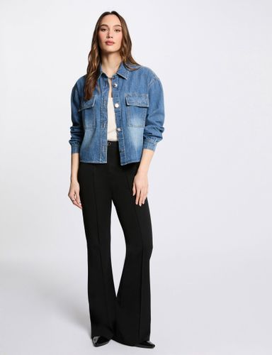 Pantalon bootcut taille haute - Morgan - Modalova