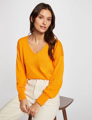 Pull col en V manches longues - Morgan - Modalova