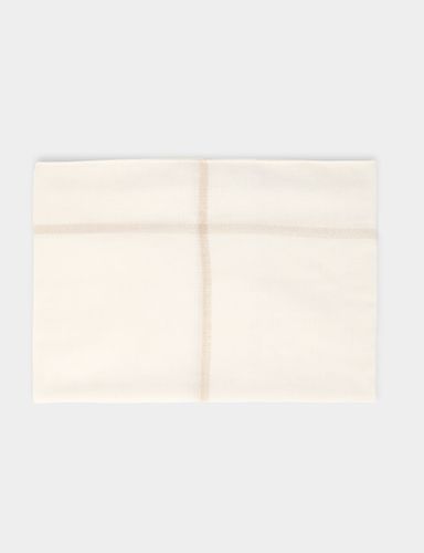 Foulard à carreaux ivoire femme - Morgan - Modalova