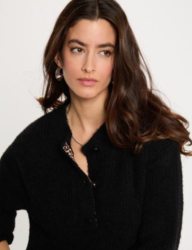 Pull droit col rond noir femme - Morgan - Modalova