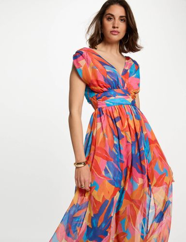Robe longue droite imprimée - Morgan - Modalova