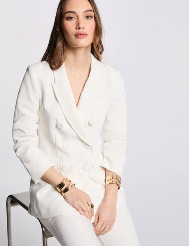 Blazer boutonnée blanc femme - Morgan - Modalova