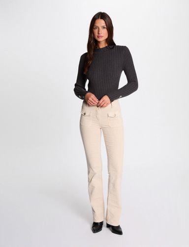 Pantalon ajusté velours - Morgan - Modalova