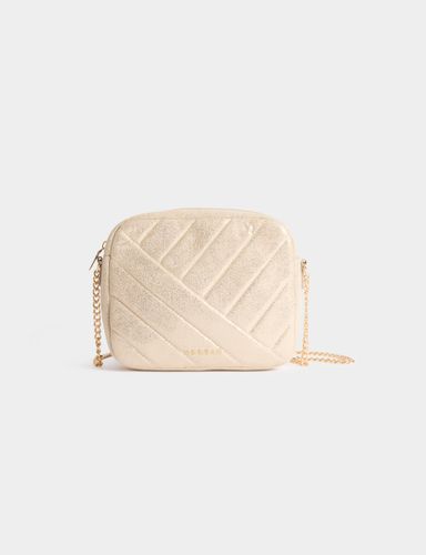 Sac matelassé jaune or femme - Morgan - Modalova