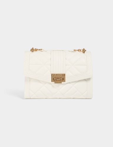 Sac pochette matelassé blanc femme - Morgan - Modalova