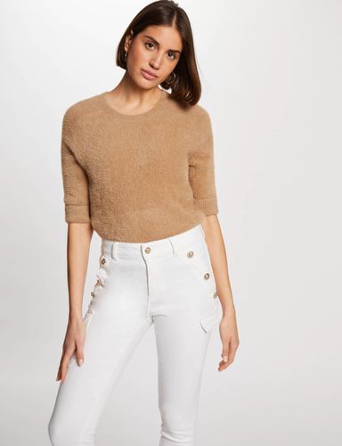 Pull manches courtes camel femme - Morgan - Modalova