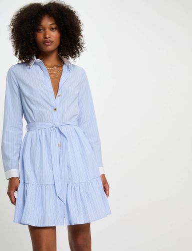 Robe courte trapèze rayée - Morgan - Modalova