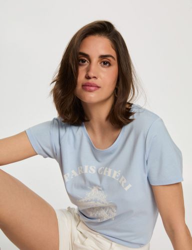 T-shirt à inscription - Morgan - Modalova