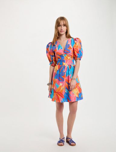 Robe courte évasée imprimée - Morgan - Modalova