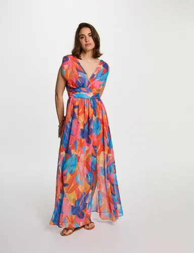 Robe longue droite imprimée - Morgan - Modalova