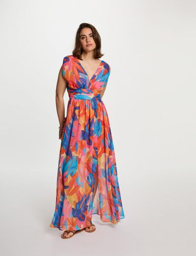 Robe longue droite imprimée - Morgan - Modalova