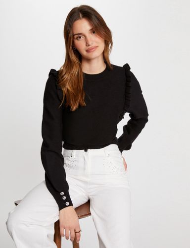 Pull manches longues volants - Morgan - Modalova