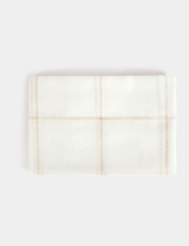 Foulard à carreaux dore femme - Morgan - Modalova