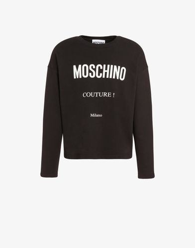 Sweat-shirt En Coton Avec Logo - Moschino - Modalova