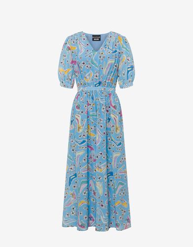 Robe Mi-longue Heels & Flowers - Boutique Moschino - Modalova