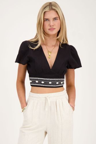 Top en lin avec coquillages | - My jewellery - Modalova