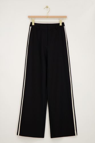 Pantalon large avec bande blanche | - My jewellery - Modalova