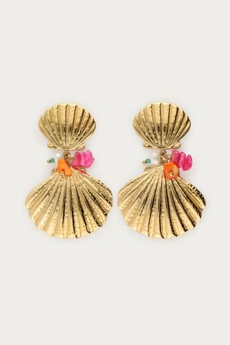 Boucles d'oreilles avec double coquillage | - My jewellery - Modalova