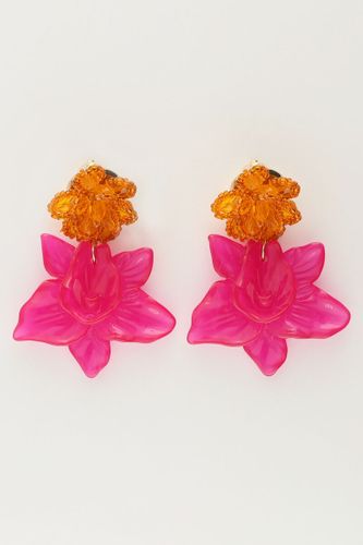 Island boucle d'oreille avec deux fleurs | - My jewellery - Modalova