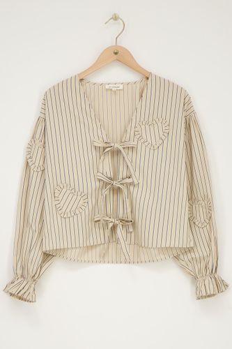 Blouse à rayures avec nœuds et cœurs | - My jewellery - Modalova