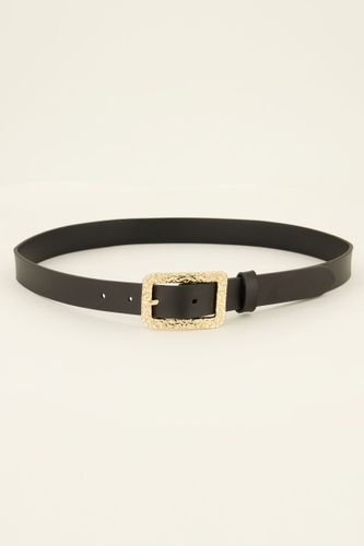 Ceinture en cuir√† boucle couleur | - My jewellery - Modalova