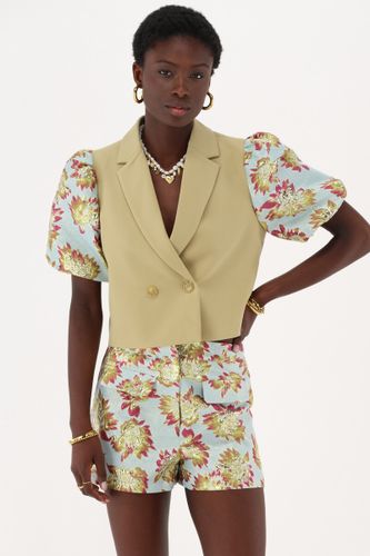 Short en jacquard bleu | - My jewellery - Modalova