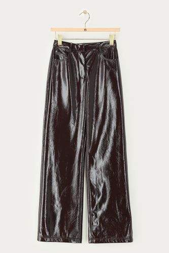 Pantalon aspect cuir verni | - My jewellery - Modalova