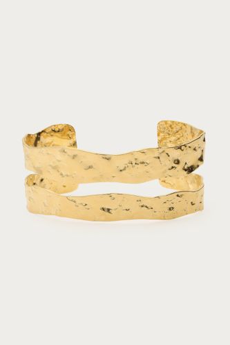 Bracelet jonc double martelé | - My jewellery - Modalova