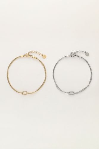 Set de bracelets minimalistes Forever Connected | - My jewellery - Modalova