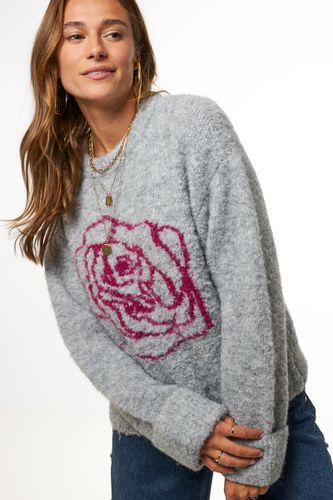 Pull avec motif de roses | - My jewellery - Modalova