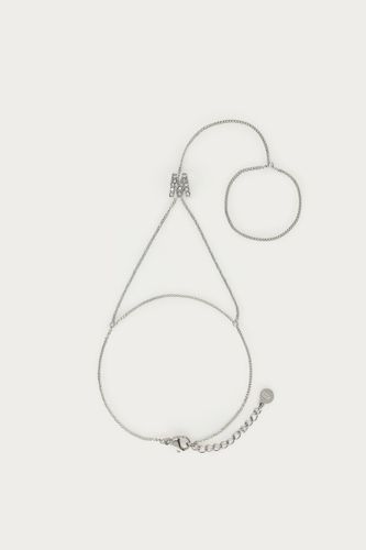 Chaîne de main à initiale avec strass | - My jewellery - Modalova