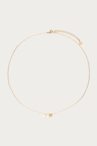 Collier initiale avec perle d'eau douce | - My jewellery - Modalova