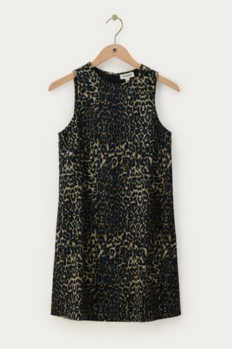 Robe en linà imprimé léopard | - My jewellery - Modalova