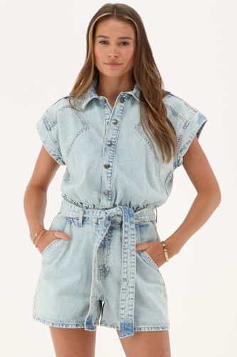 Combinaison en denim avec ceinture | - My jewellery - Modalova