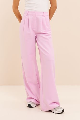 Pantalon large rose pâle à plis | - My jewellery - Modalova