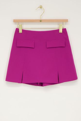 Jupe-short violette avec poches | - My jewellery - Modalova
