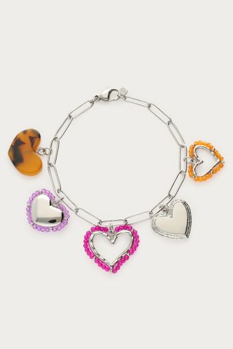 Bracelet Sunrocks avec charms en forme de coeur | - My jewellery - Modalova