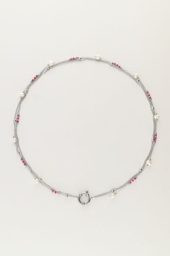 Collier triple rang Sunrocks avec perles fantaisie | - My jewellery - Modalova