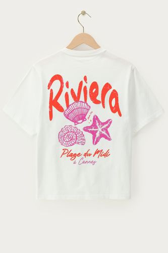 T-shirt avec imprimé"Riviera"orange | - My jewellery - Modalova