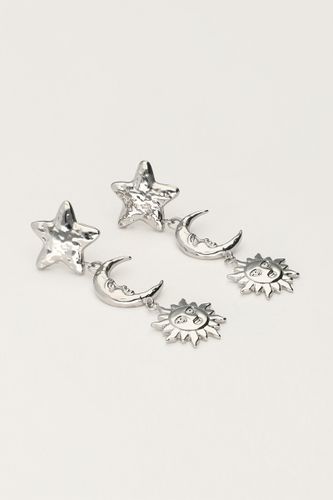 Boucles d'oreilles pendantes Starry avecétoile et soleil | - My jewellery - Modalova