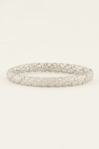 Bracelet jonc avec motif tressé | - My jewellery - Modalova