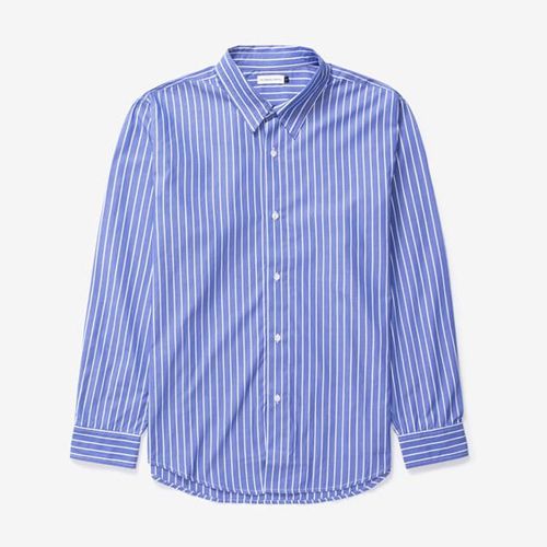 Logo Striped Shirt - Pop Trading Company - Modalova