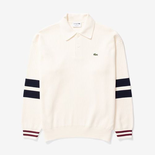 Frech Made Relaxed Sweat Ribbed Sweater - Lacoste - Modalova