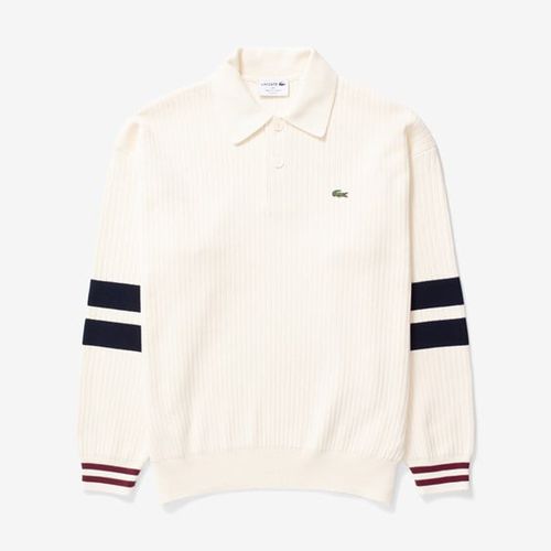 Frech Made Relaxed Sweat Ribbed Sweater - Lacoste - Modalova