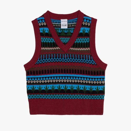 Handmade Houses Fair Isle Knitted Vest - P.A.M. - Modalova