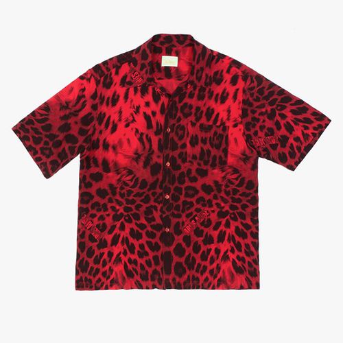 Aries Leopard Hawaiian Shirt - Aries - Modalova
