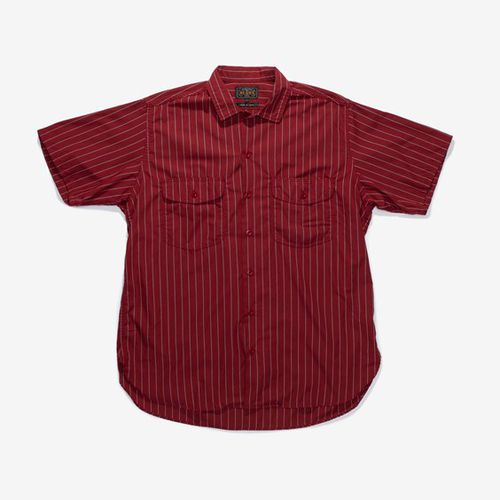 Work Short-sleeve Stripe T/c Shirt - Beams Plus - Modalova