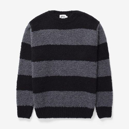 SNS Striped Boucle Knit Crewneck - SNS - Modalova